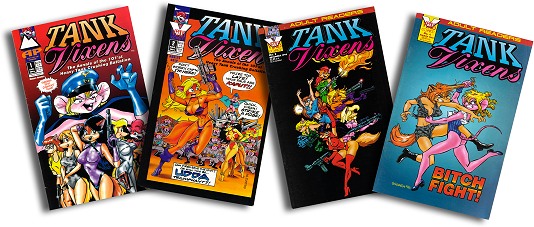 Tank Vixens Original Covers